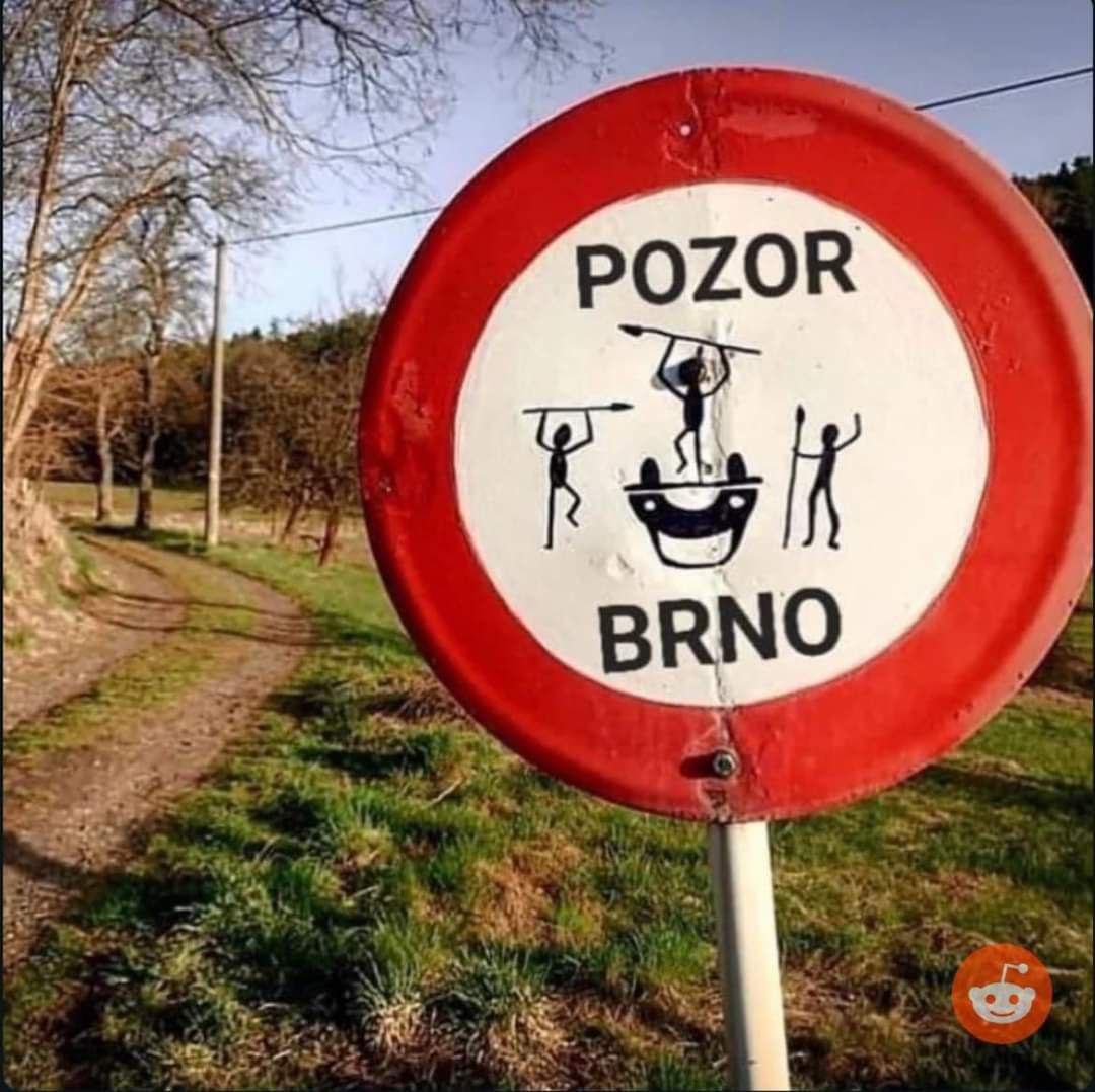 Obrázek pozor brno