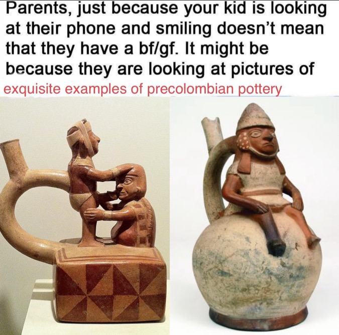 Obrázek precolombian pottery