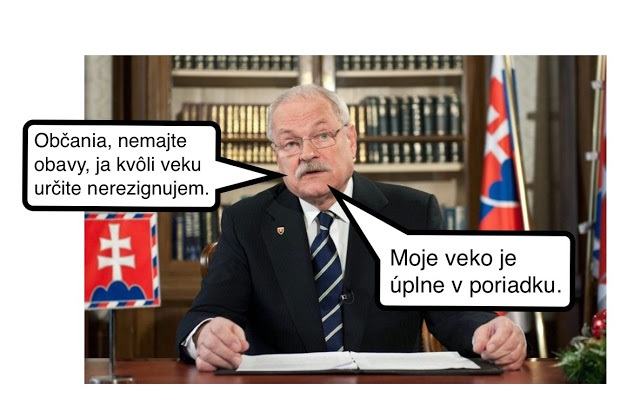 Obrázek prezident rezignacia