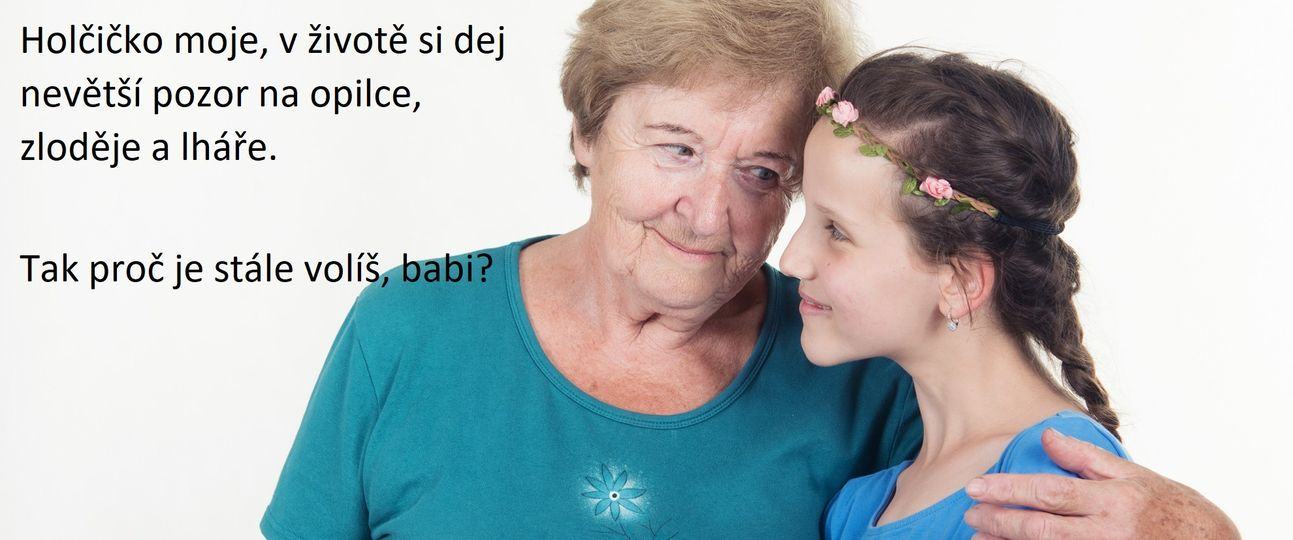Obrázek proc je volis babi