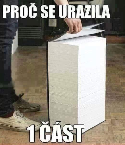Obrázek proc se urazila