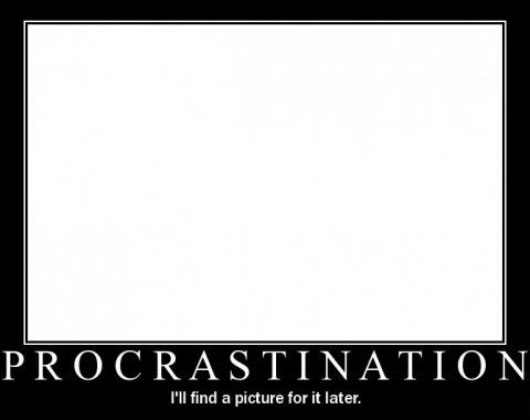 Obrázek procrastination