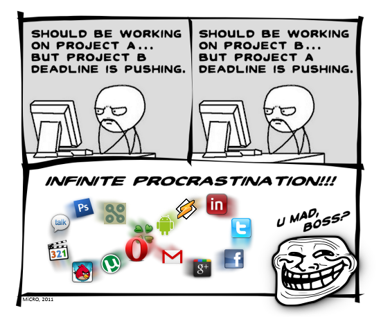 Obrázek procrastination