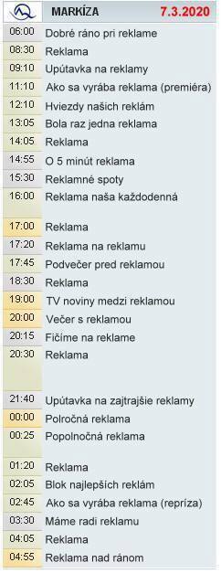 Obrázek program tv markiza