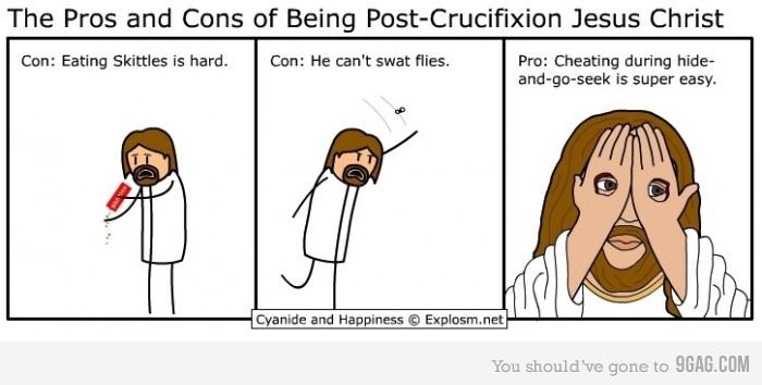 Obrázek pros and cons of being post-crucification