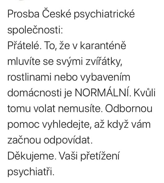 Obrázek prosba psychiatrov