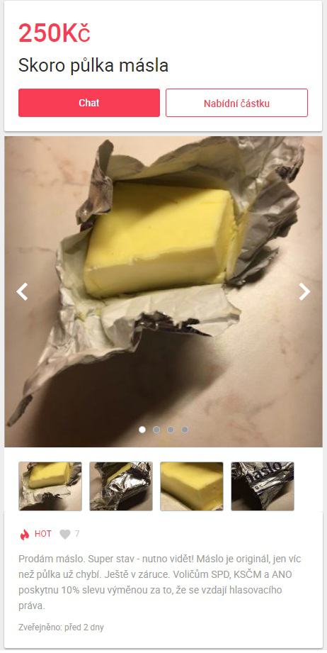 Obrázek pulka masla