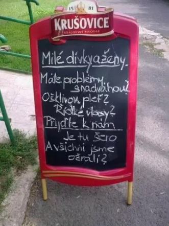 Obrázek putika kde je kazda zena krasna