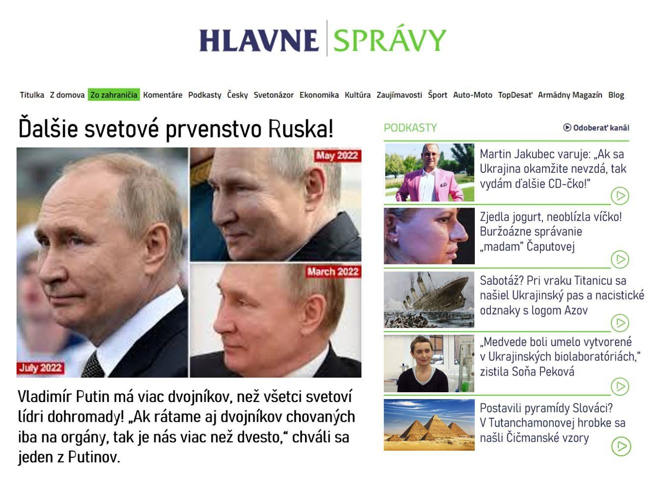 Obrázek putin vecne zivy