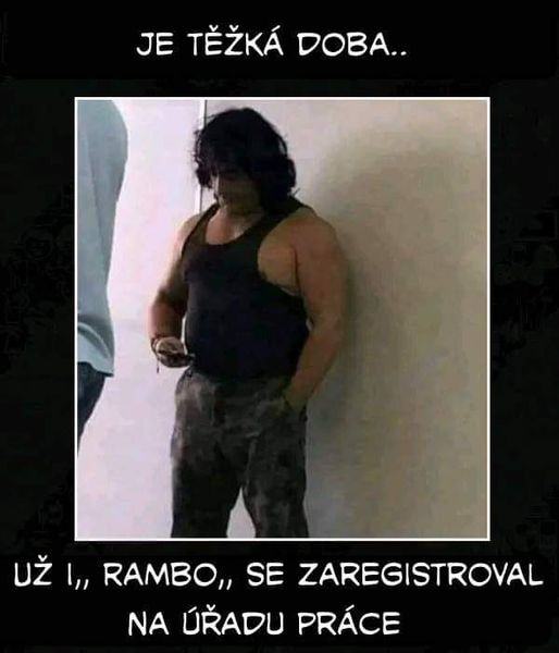 Obrázek rambo na pracaku