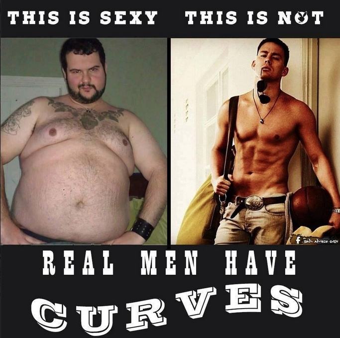 Obrázek real man have curves