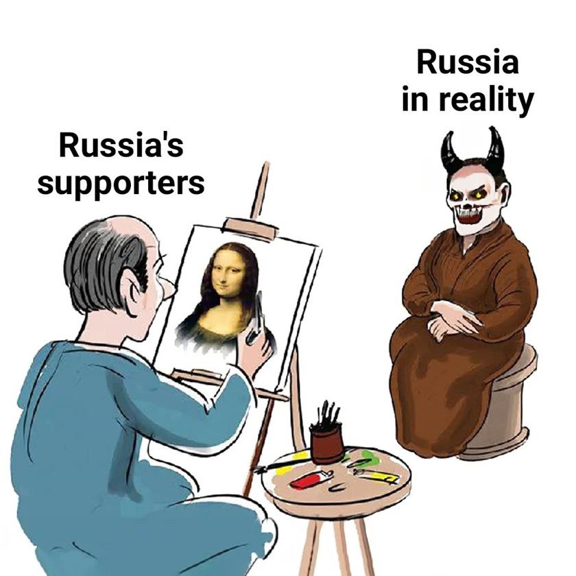 Obrázek reality vs propaganda