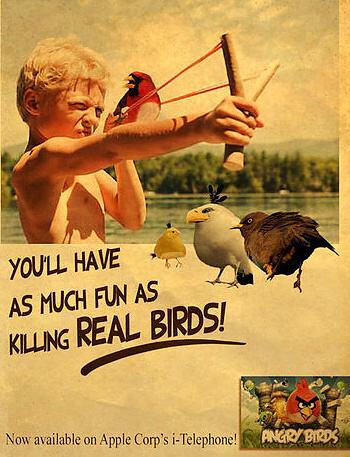 Obrázek reklama - Angry Birds