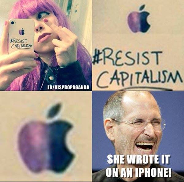 Obrázek resist capitalism