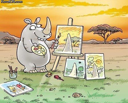 Obrázek rhino painting