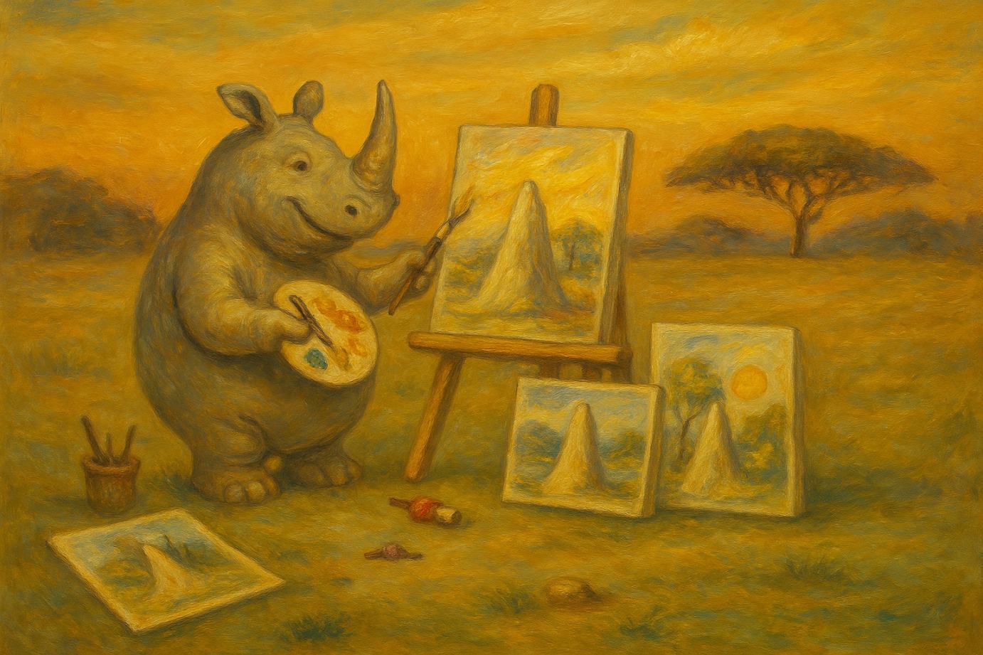 Obrázek rhino painting 2025 edition