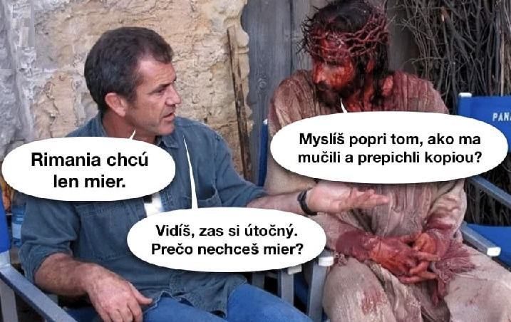 Obrázek rimania chcu len mier
