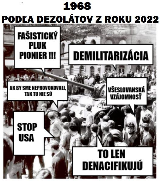 Obrázek rok 1968 a rok 2022