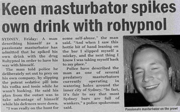 Obrázek roofie on himself