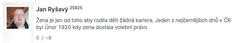 Obrázek roumenista na idnes diskuzi