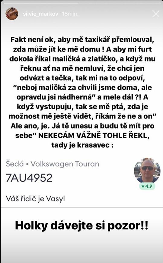 Obrázek roumenista taxikarem