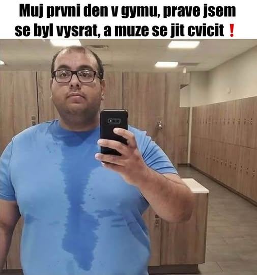 Obrázek roumenista v gymu
