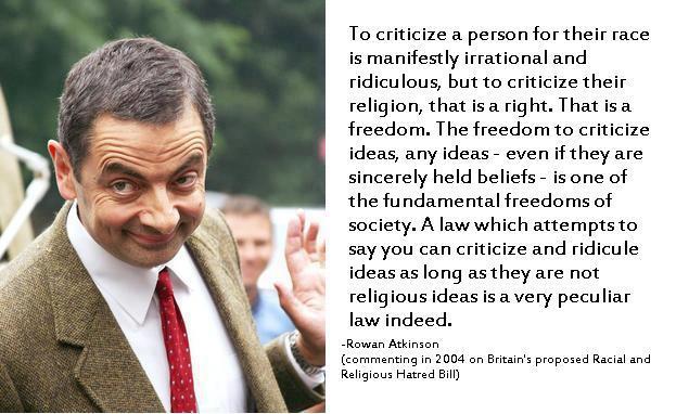 Obrázek rowan atkinson on religion