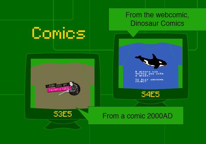 Obrázek roys tshirts comics