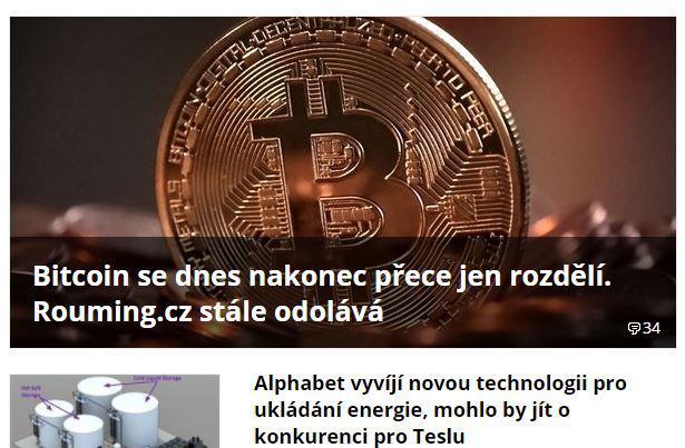 Obrázek rozdeleni bitcoinu