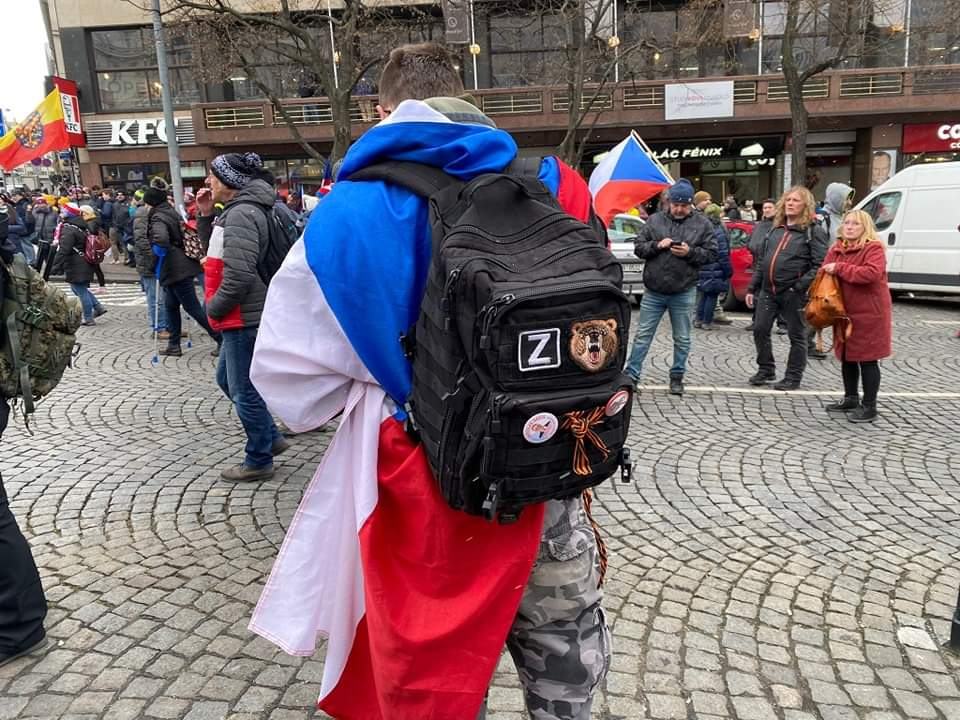 Obrázek rozhodne ne proruska demonstrace