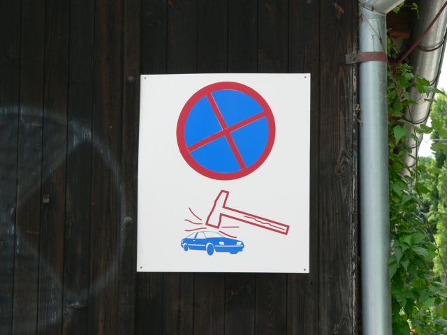 Obrázek rozumne zduvodneny zakaz parkovani