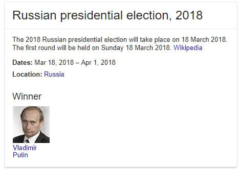 Obrázek russian elections 2018