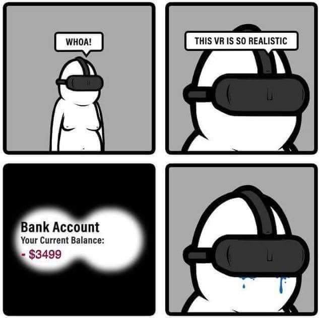 Obrázek saddest VR ever