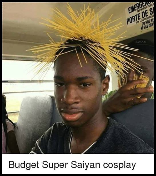 Obrázek saiyan cosplay