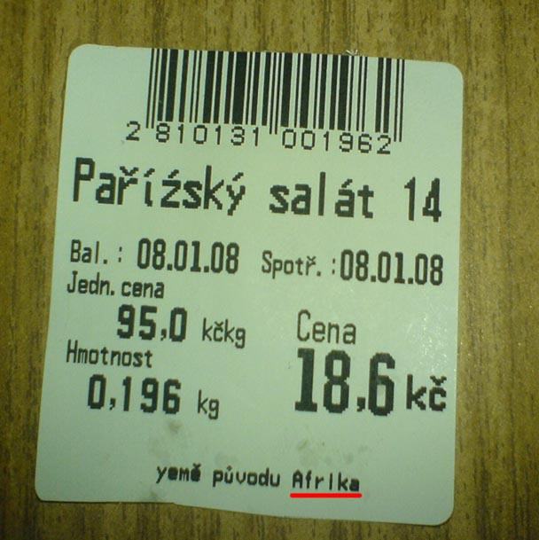 Obrázek salat od zida