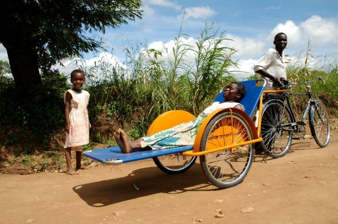 Obrázek sanitka v Malawi