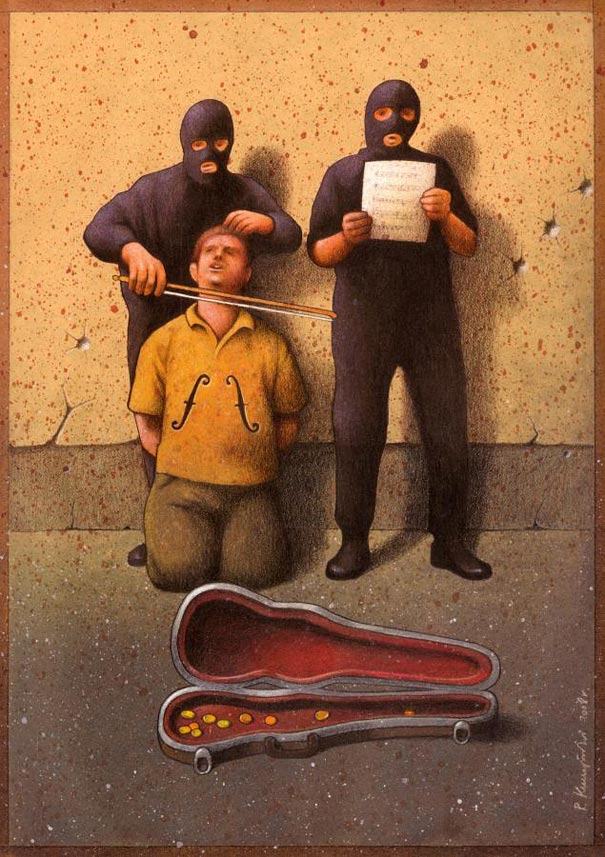 Obrázek satirical-art-pawel-kuczynski-2