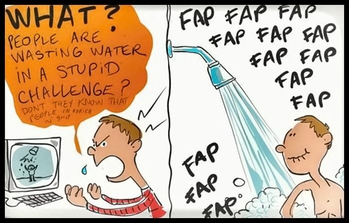 Obrázek saving water vs the ice bucket challenge 540