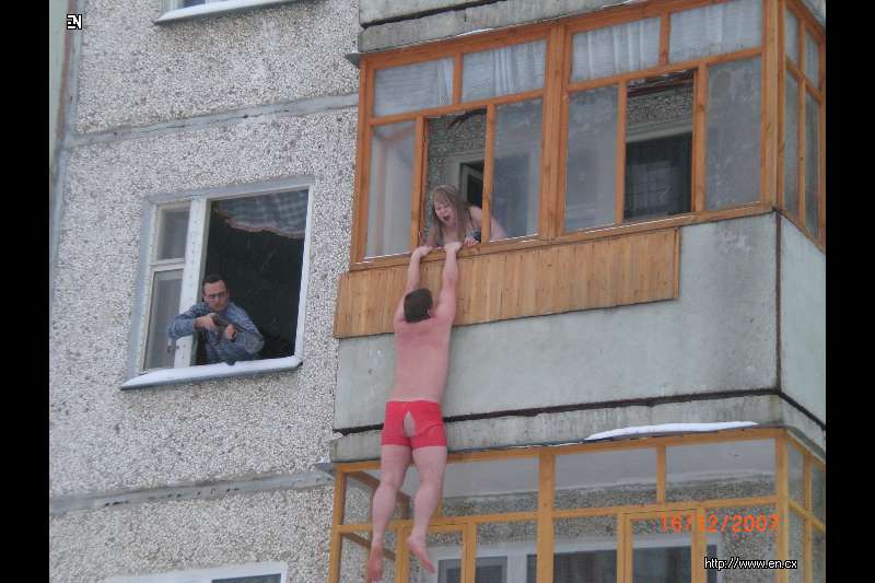 Obrázek scena na sidlisti