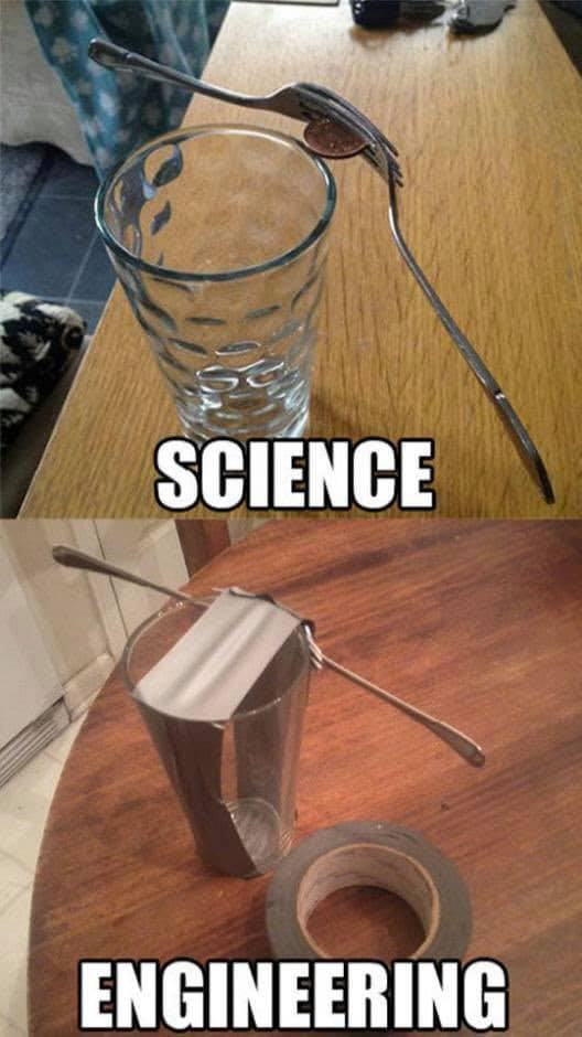 Obrázek science&nbsp;versus&nbsp;engineering