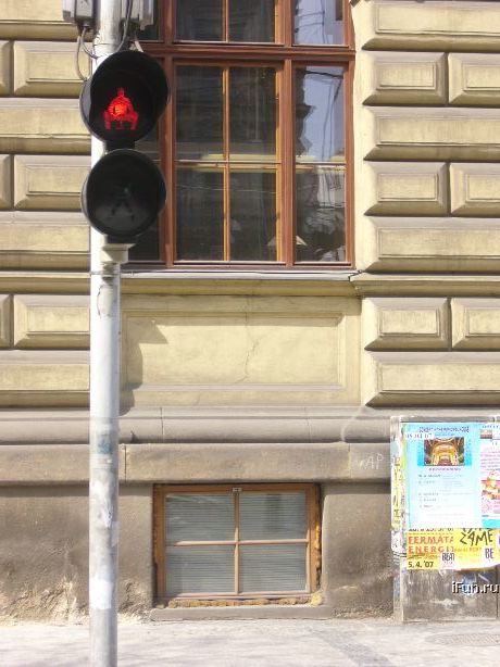 Obrázek semafory v Praze 1