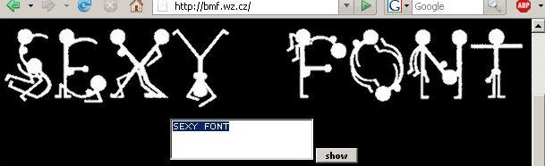 Obrázek sexy-font