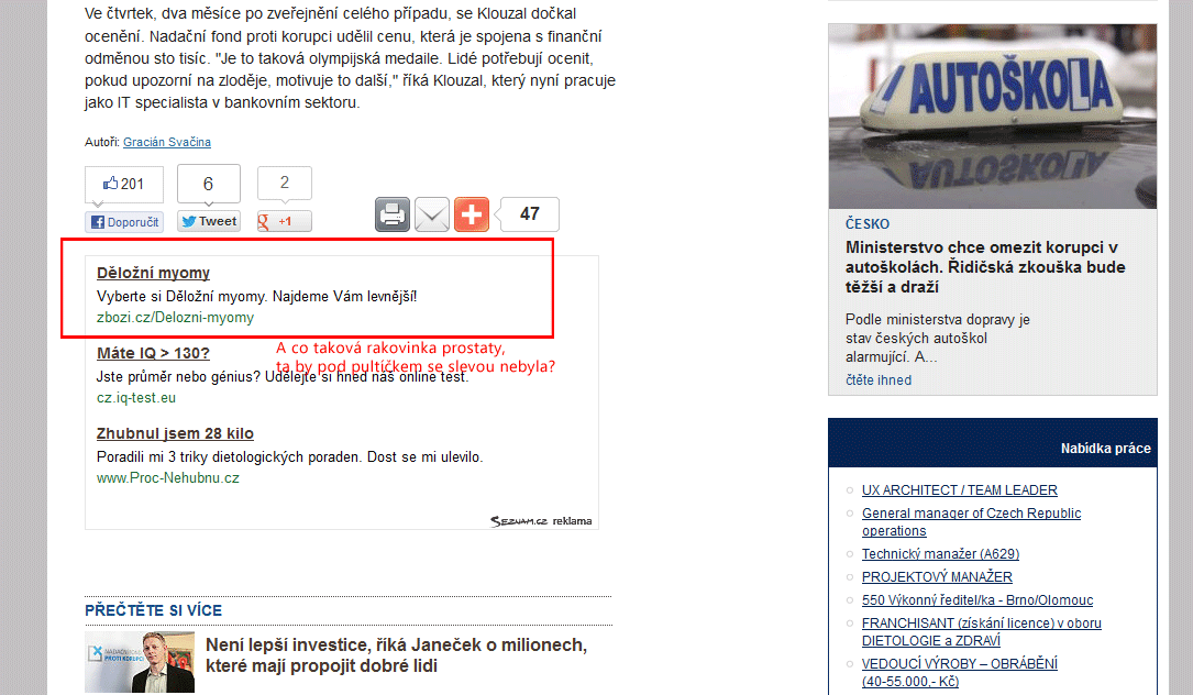 Obrázek seznam ad fail cancer