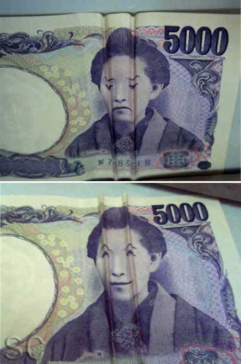 Obrázek skladani bankovky