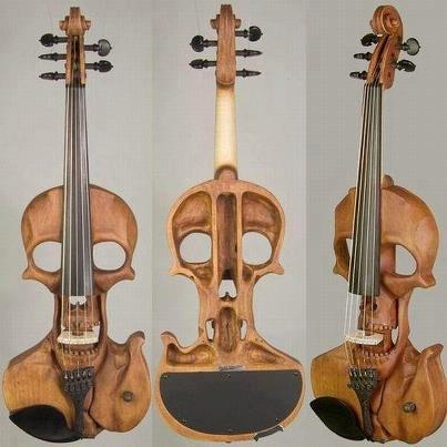 Obrázek skull violin
