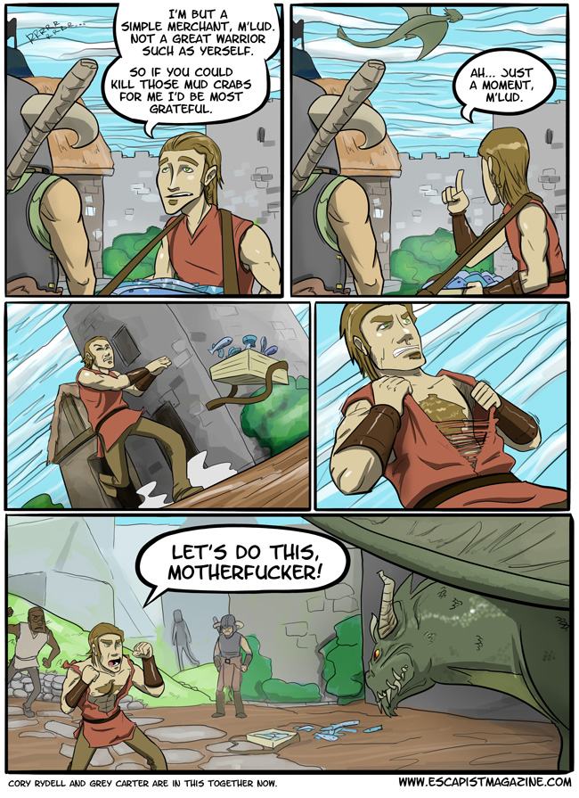 Obrázek skyrim comic