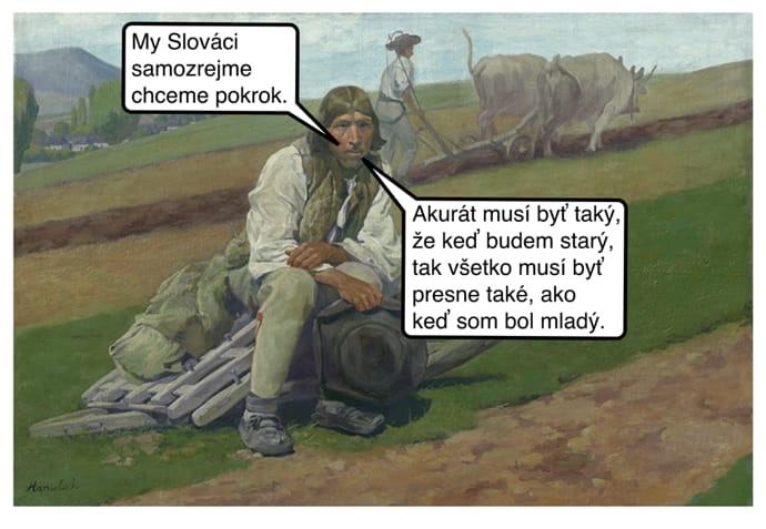 Obrázek slopaci a pokrok