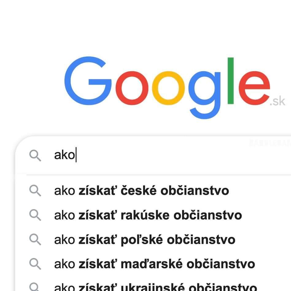 Obrázek slovensky google