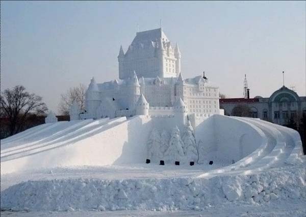 Obrázek snehovy zamek