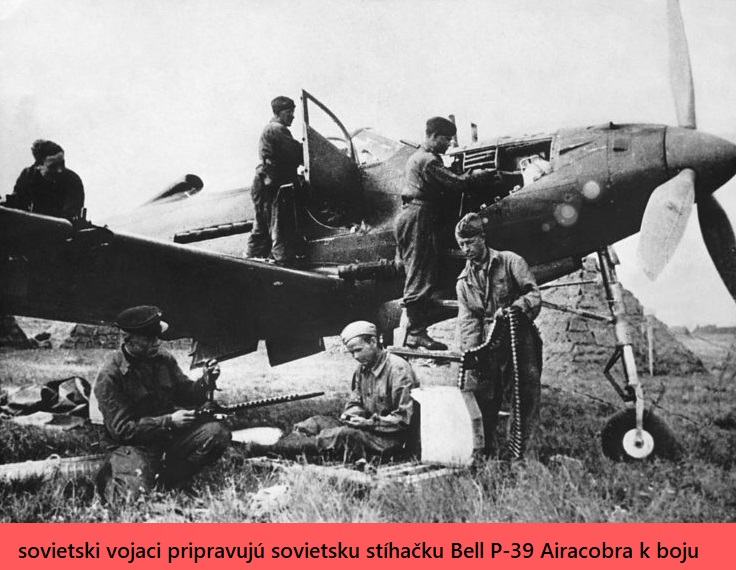 Obrázek sovietske lietadlo aircobra